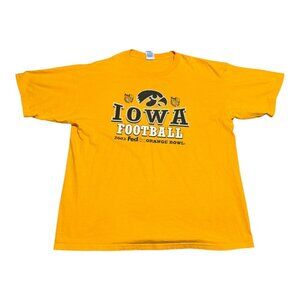 Vintage Gildan 2003 Orange Bowl Iowa Hawkeyes‎ Football Shirt Adult XL